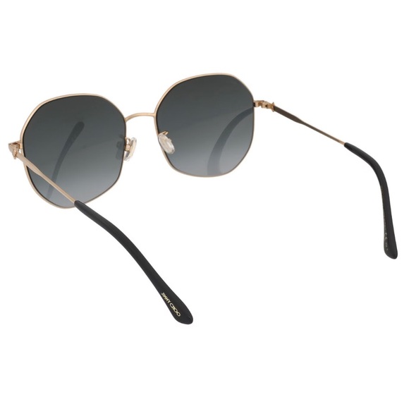 Jimmy Choo women’s logo monogram round aviator sunglasses NEW - Picture 3 of 14